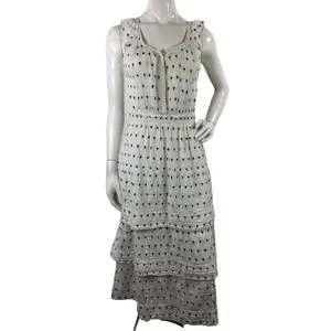 loveshackfancy estate tiered embroidered dress Loveshack Fancy Women's Caressa Tiered Maxi Dress